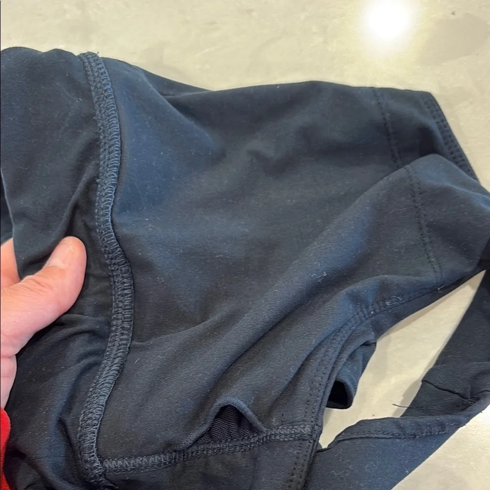 Black Bra with Stretchy Fabric and Elastic Support